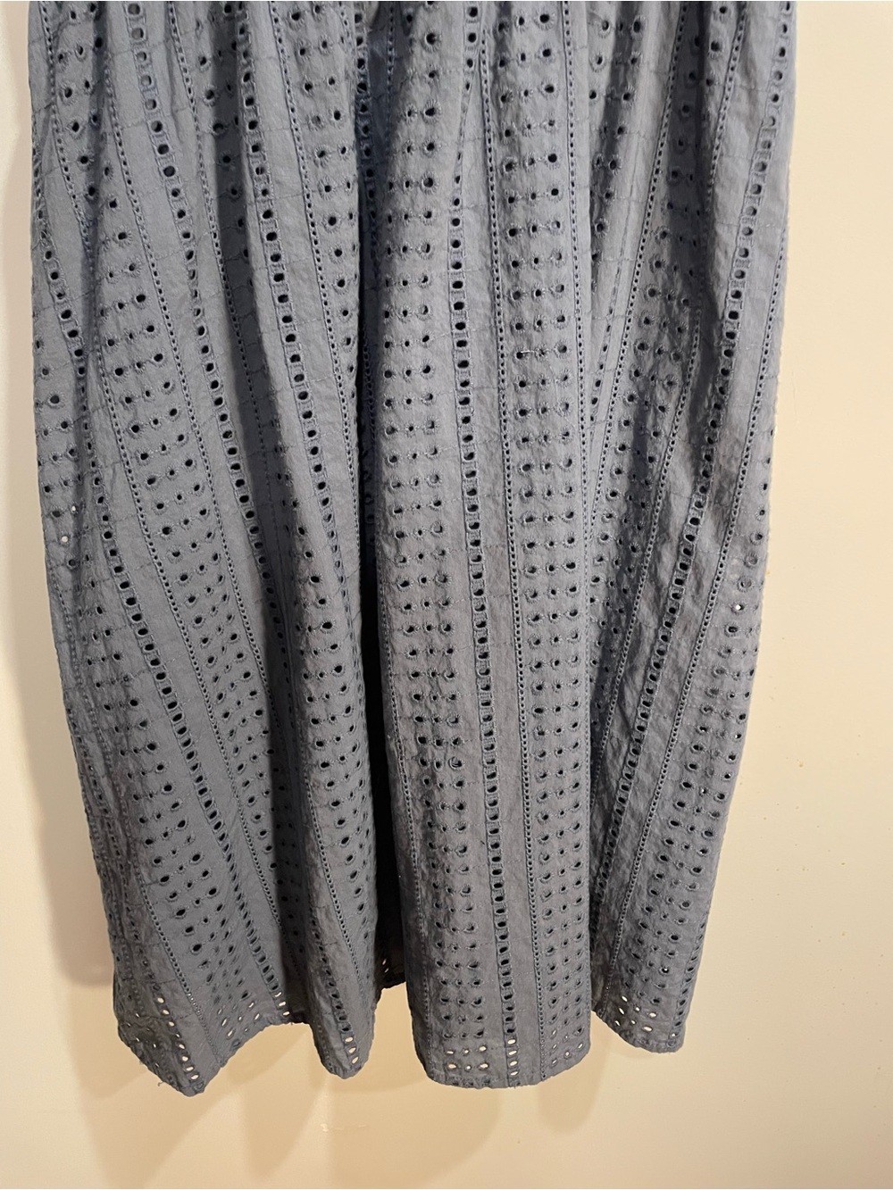 Sleeveless Eyelet Sundress in Blue - Picture 5 of 8